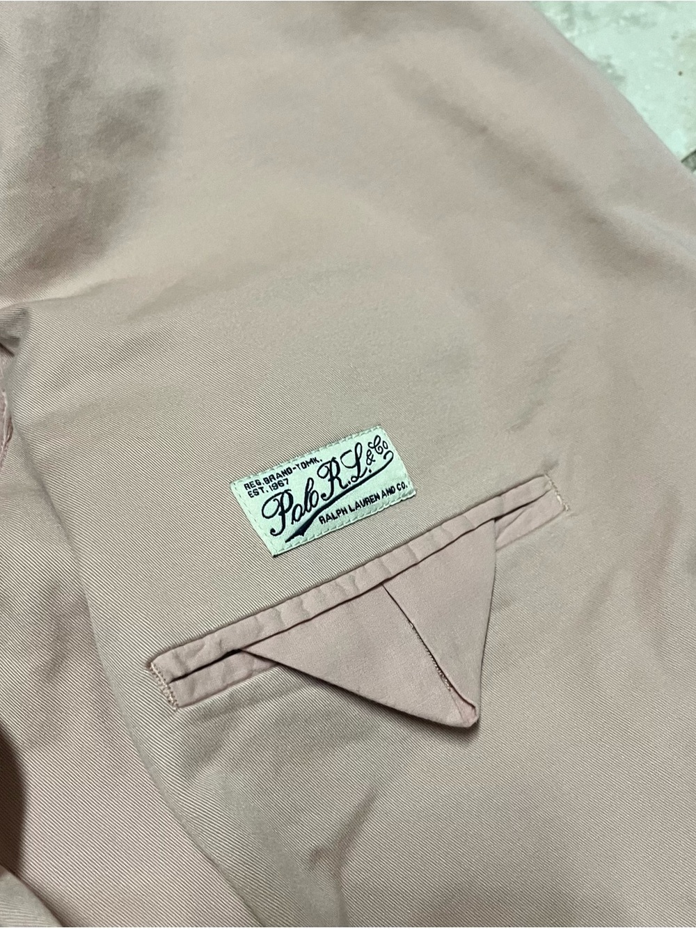 Polo Ralph Lauren Pale Pink Blazer Women’s Size 12 Two Buttons - Picture 12 of 14